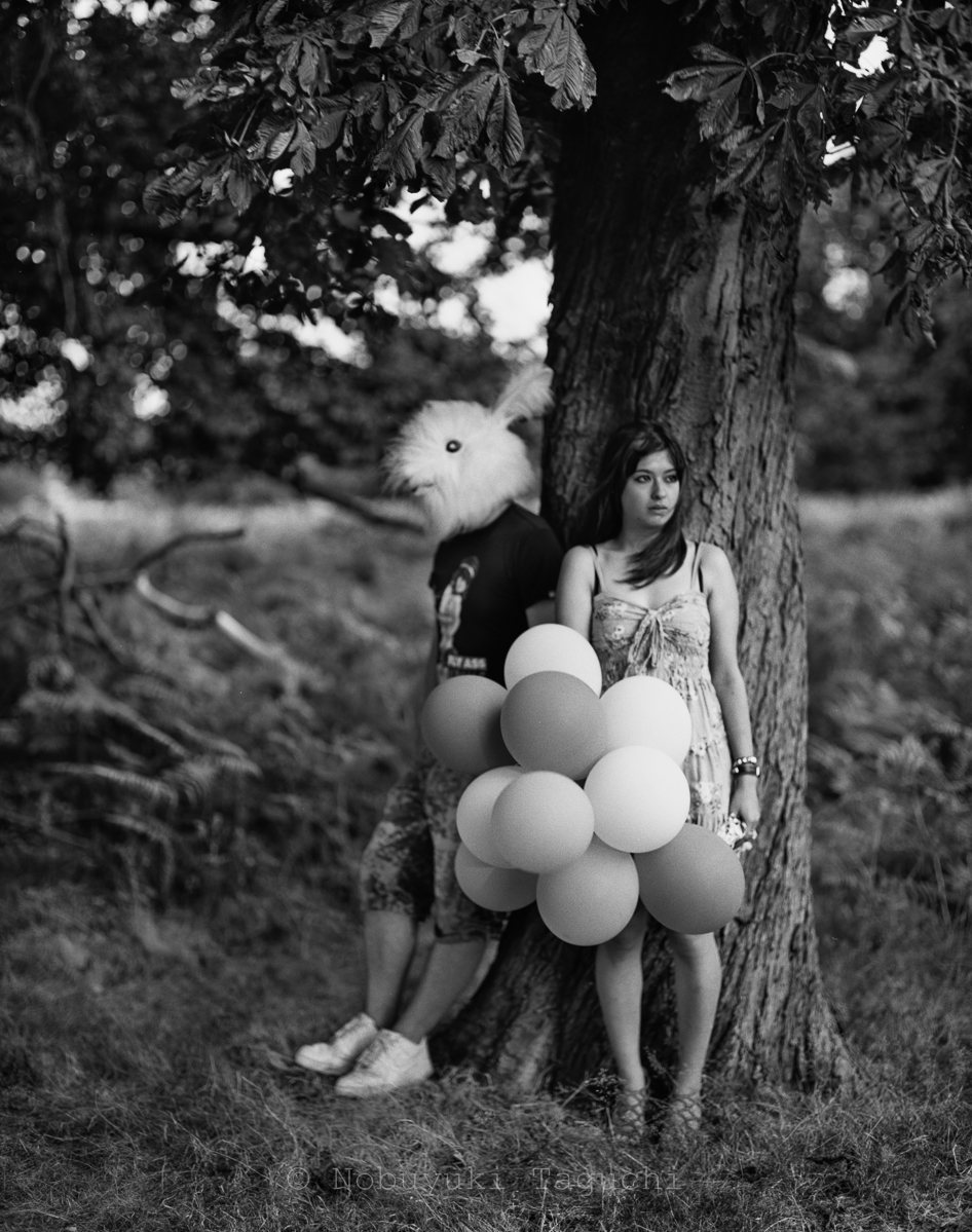 Portrait Location Photography  - Girl with rabbit