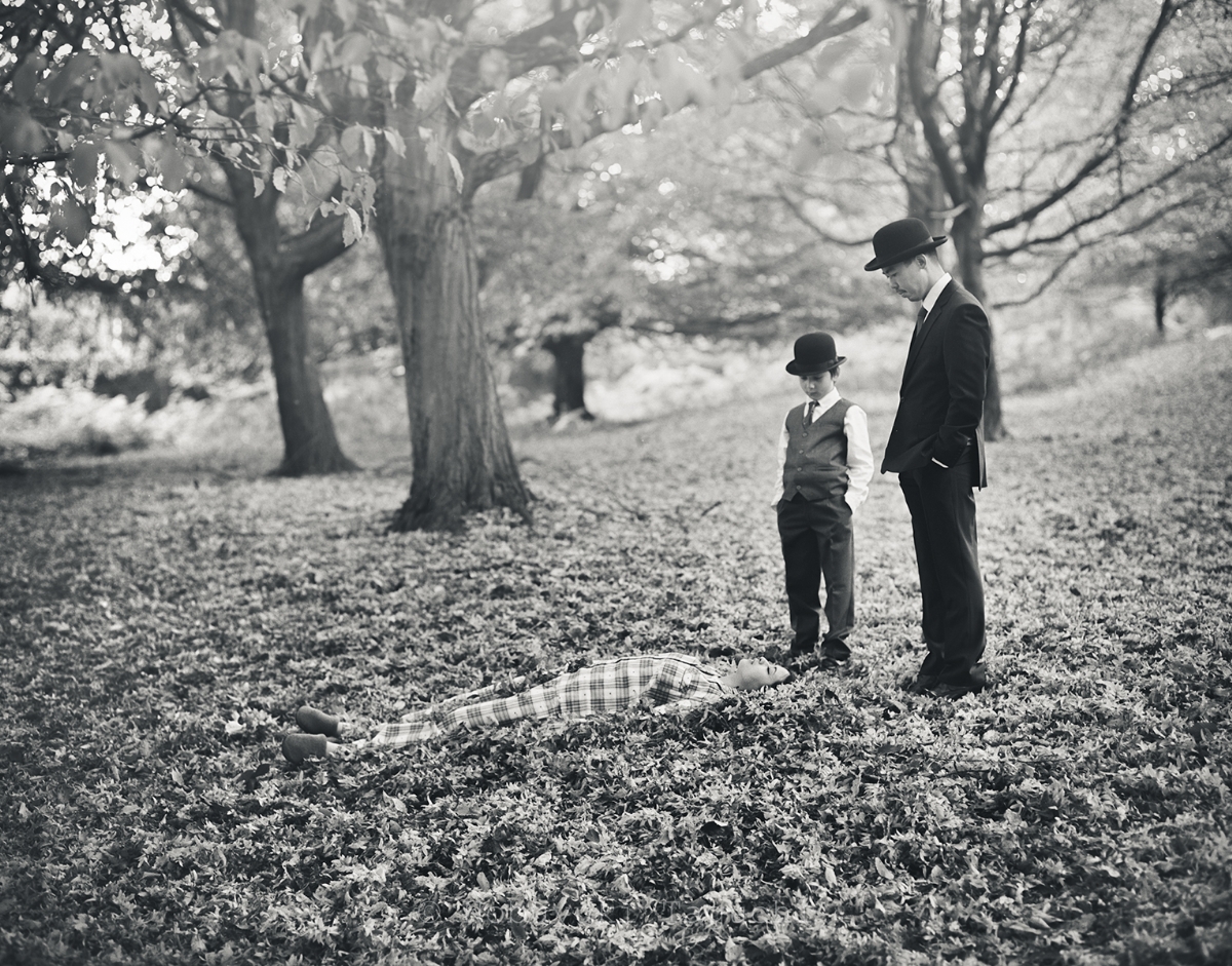 Portrait Location Photography  - Autumn Leaves