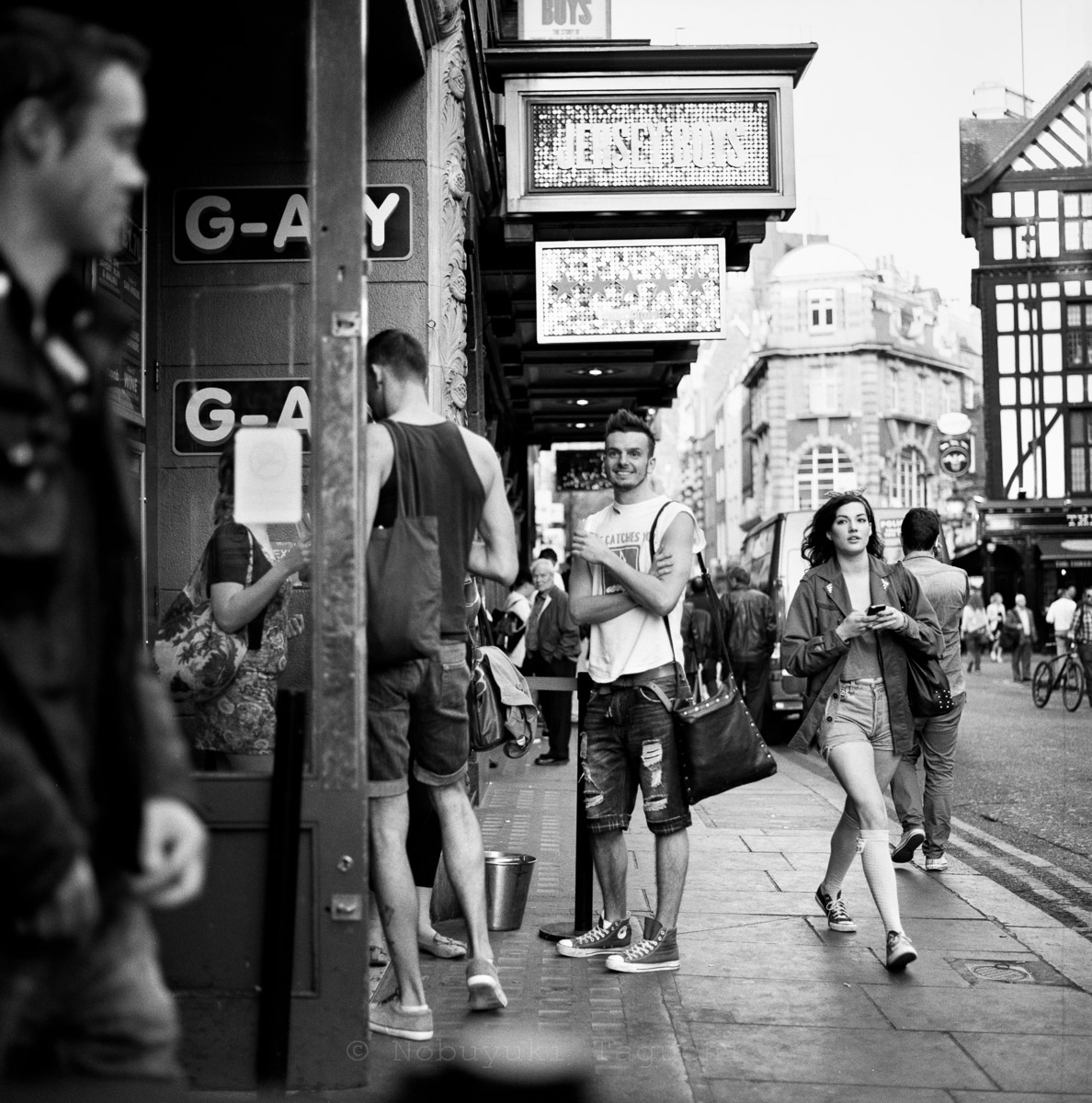Street Photography London 120 Film  - G-A-Y Bar - Old Compton St, London