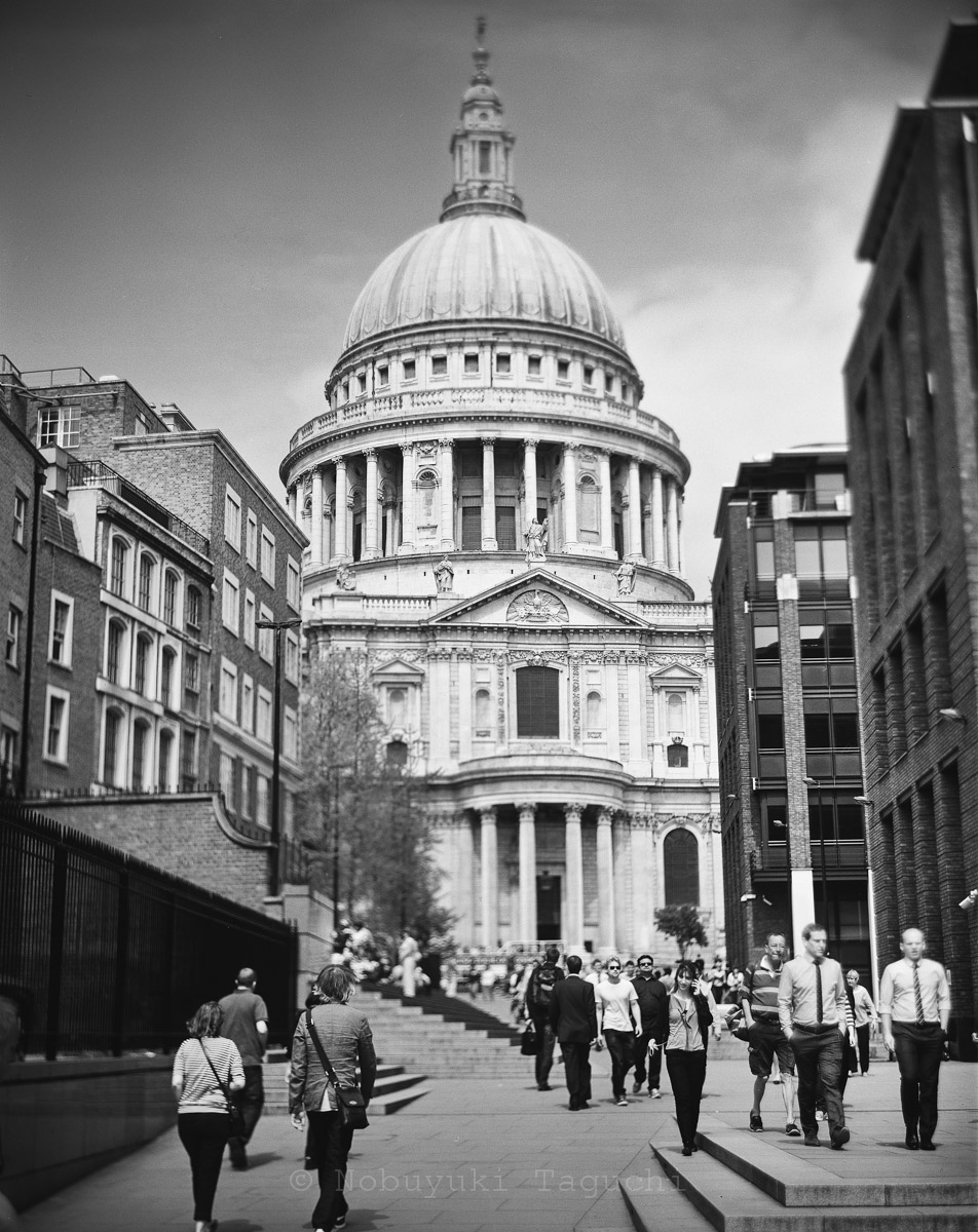 London by 5x4 (4x5) Large Format with Aero Ektar - St Paul's Cathedral