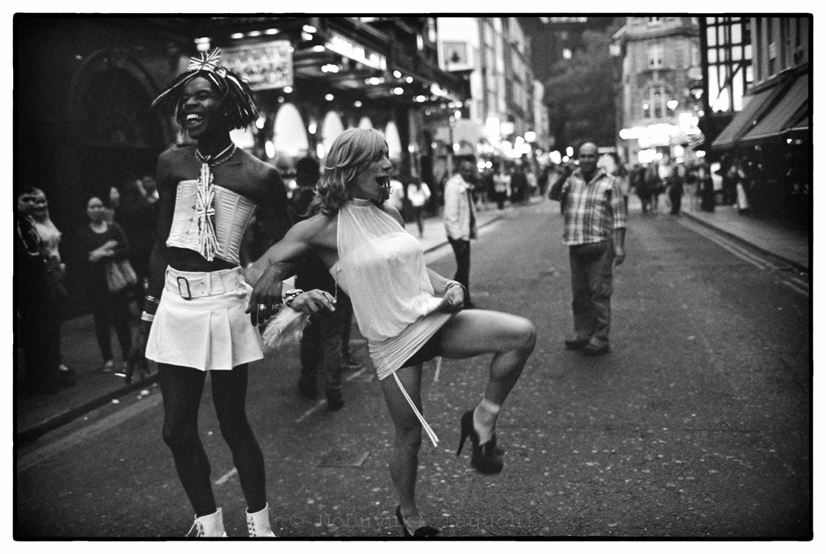 Street Photography London 2012 - Mini skirts in old compton street