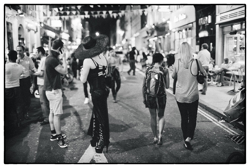 Black hat and black boots
